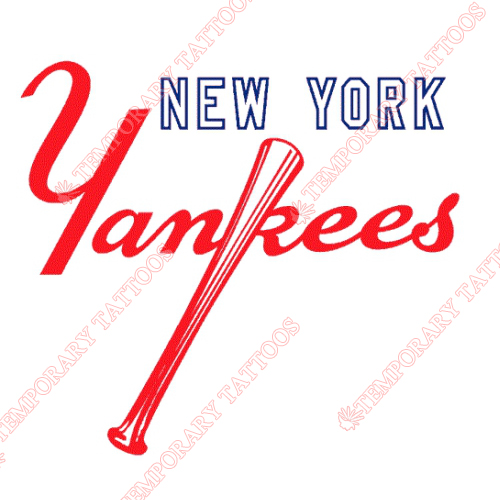 New York Yankees Customize Temporary Tattoos Stickers NO.1774
